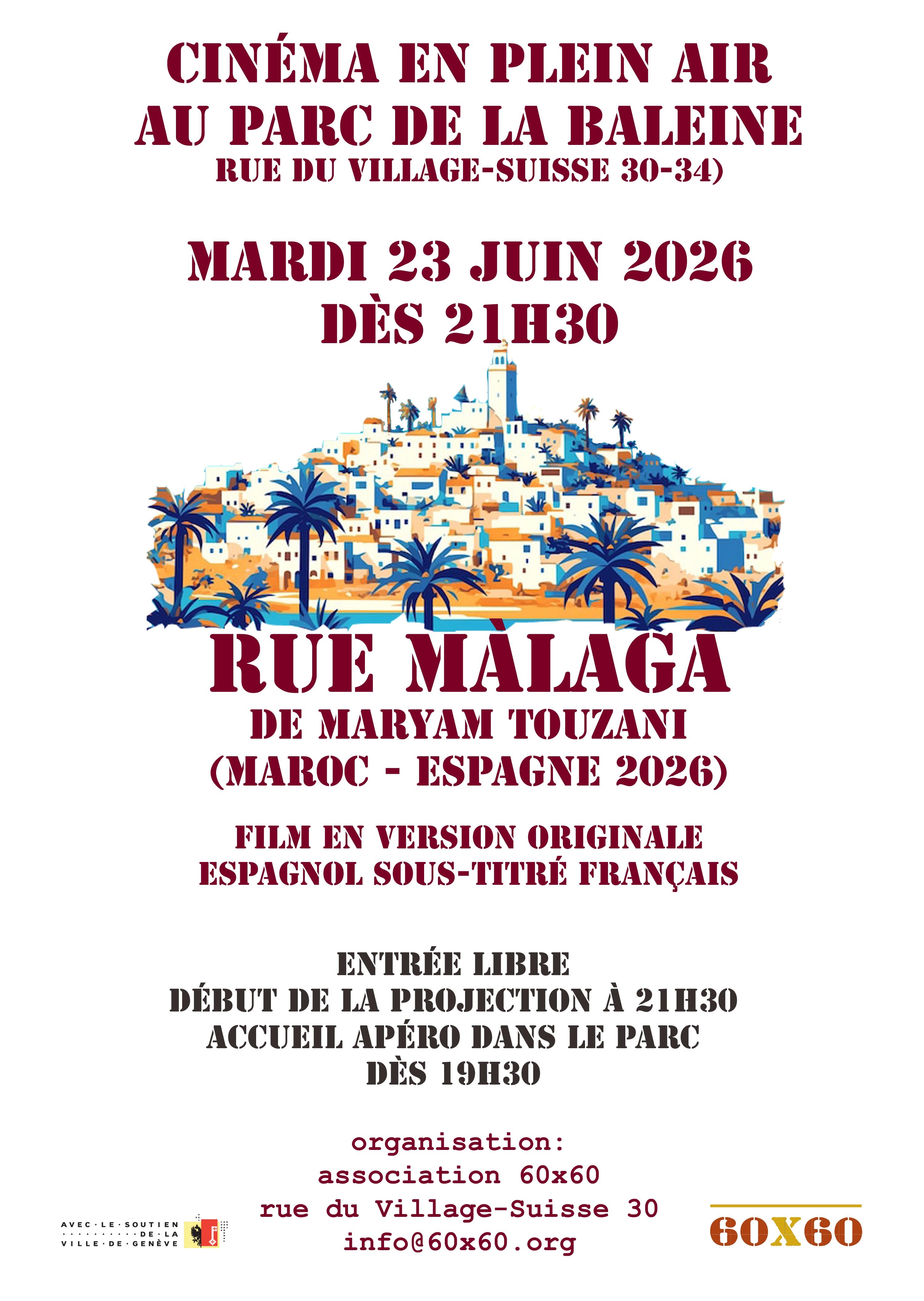 Affiche rue Malaga